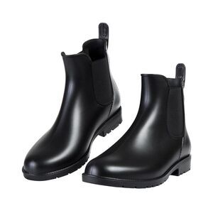 NEW Asgard Women’s Black All Weather Rain Boots, Calf Height, Size 8 / 38.5